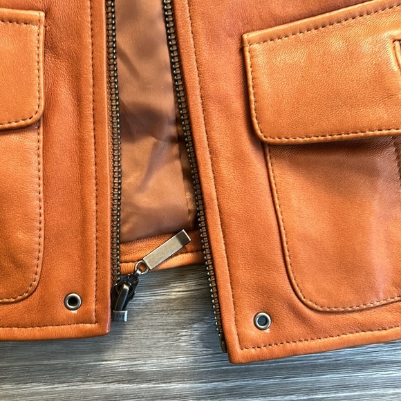 Vintage George 100% Leather Women’s Jacket - Picture 5 of 16